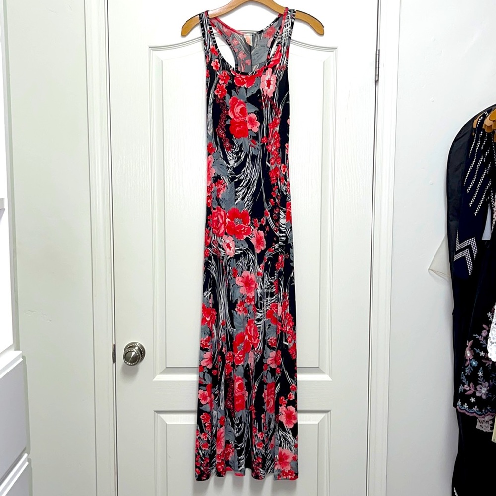 Floral Maxi Dress - Size Small